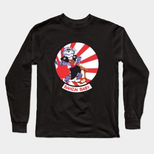 Grumman F-14 Tomcat - Banzai Baby Long Sleeve T-Shirt